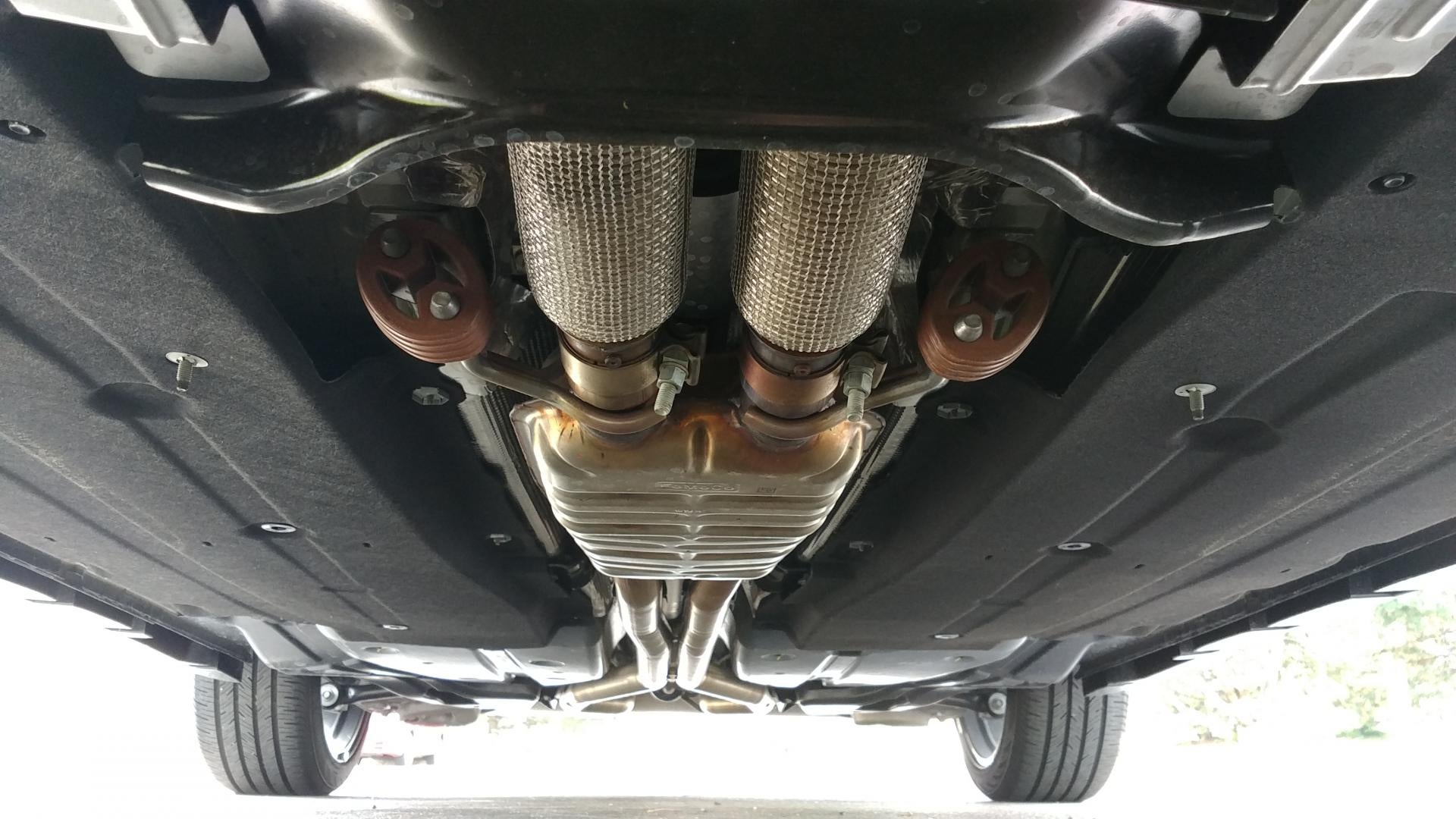 17 Fusion Sport Detailed Exhaust Pics Ford Fusion V6 Sport Forum